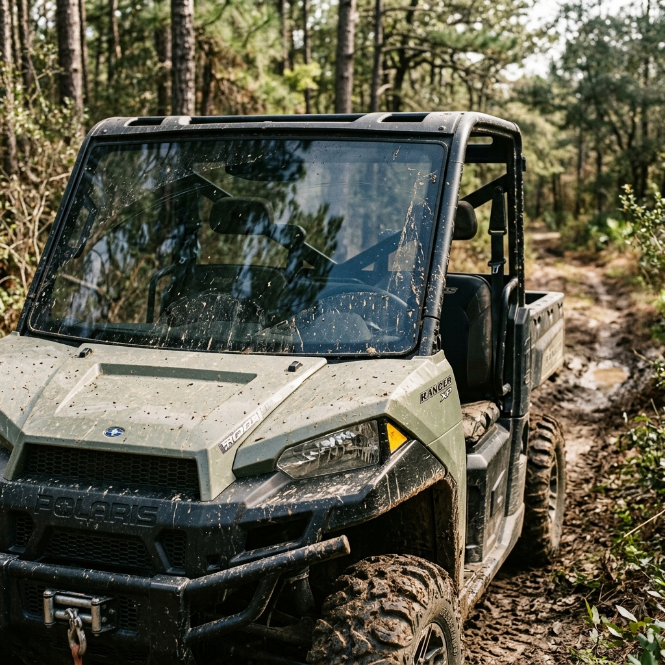 Polaris Ranger UTV window tint